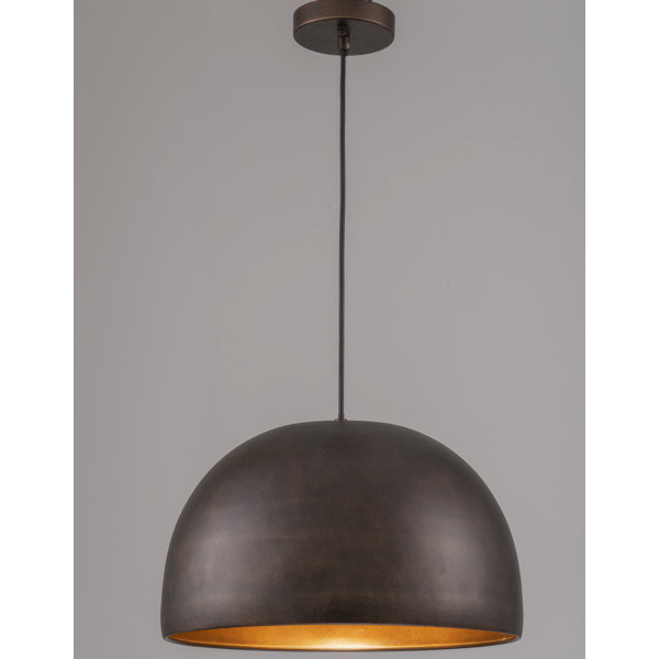 Hokku Designs 1 Light Dimmable Dome Kitchen Island Pendant Light